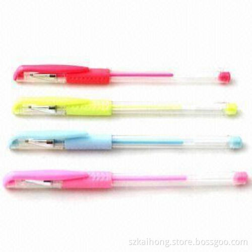 Gel Pens, Various Ink Colors are Available, Made of PP
